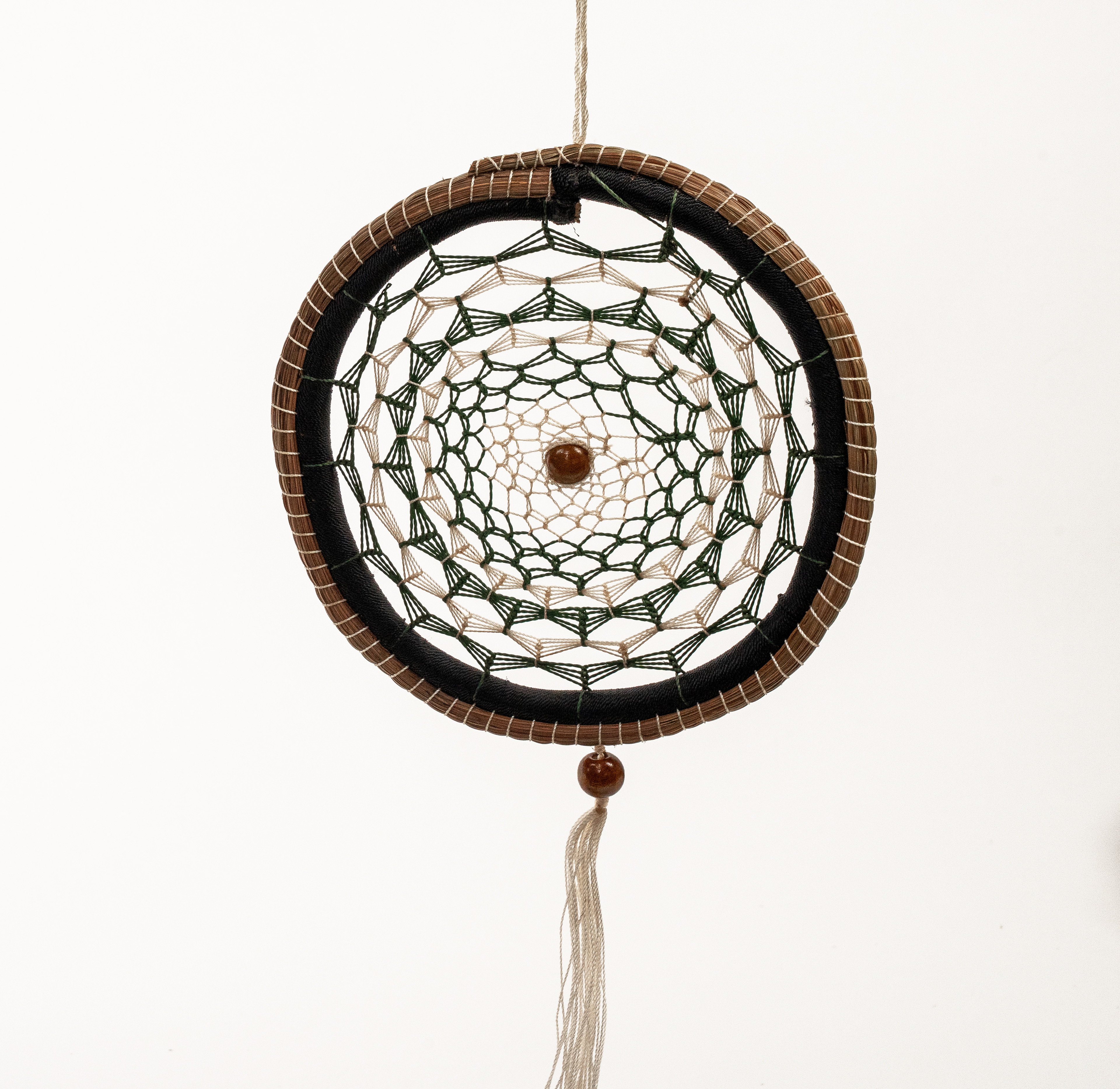 Green Pattern Dreamcatcher - $15
