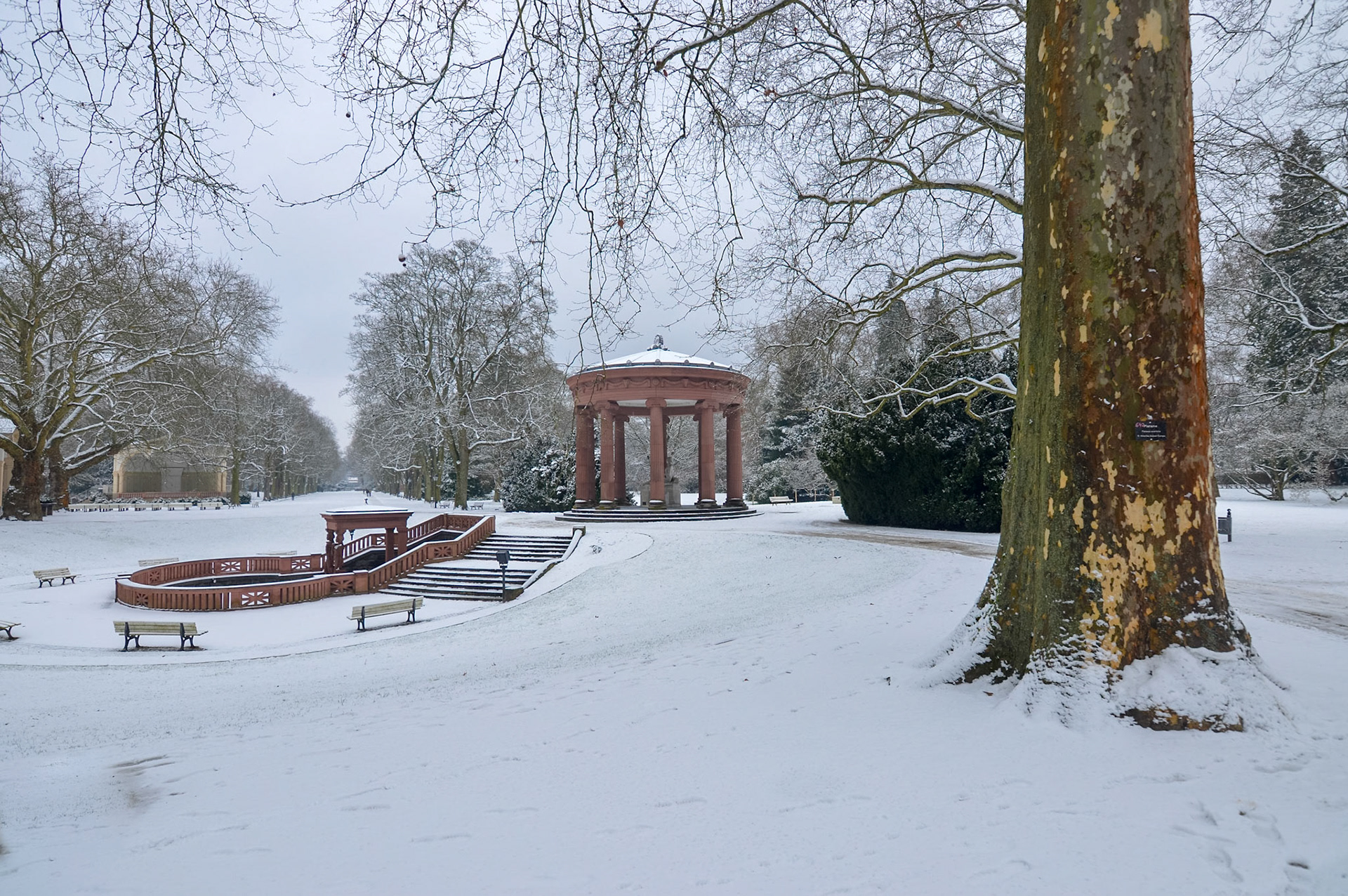 Kurpark im Winter