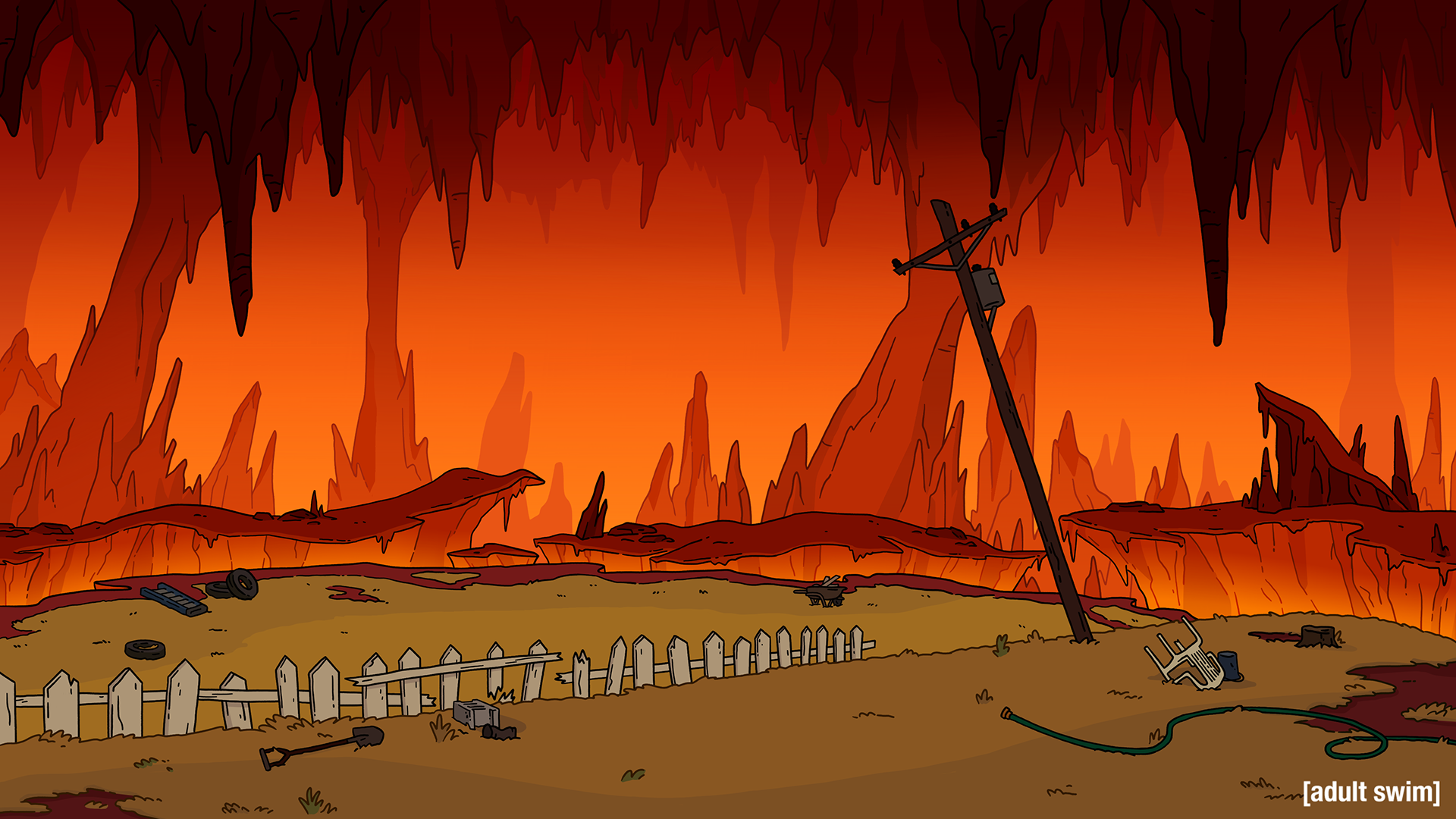 For Smiling Friends season 2 - Location Design, Layout, Color Design, & Paint