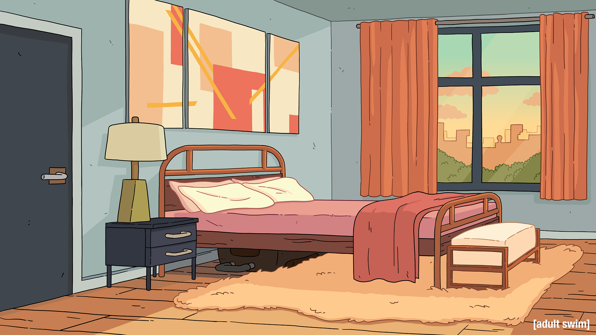 For Smiling Friends season 2 - Location Design, Layout, & Paint