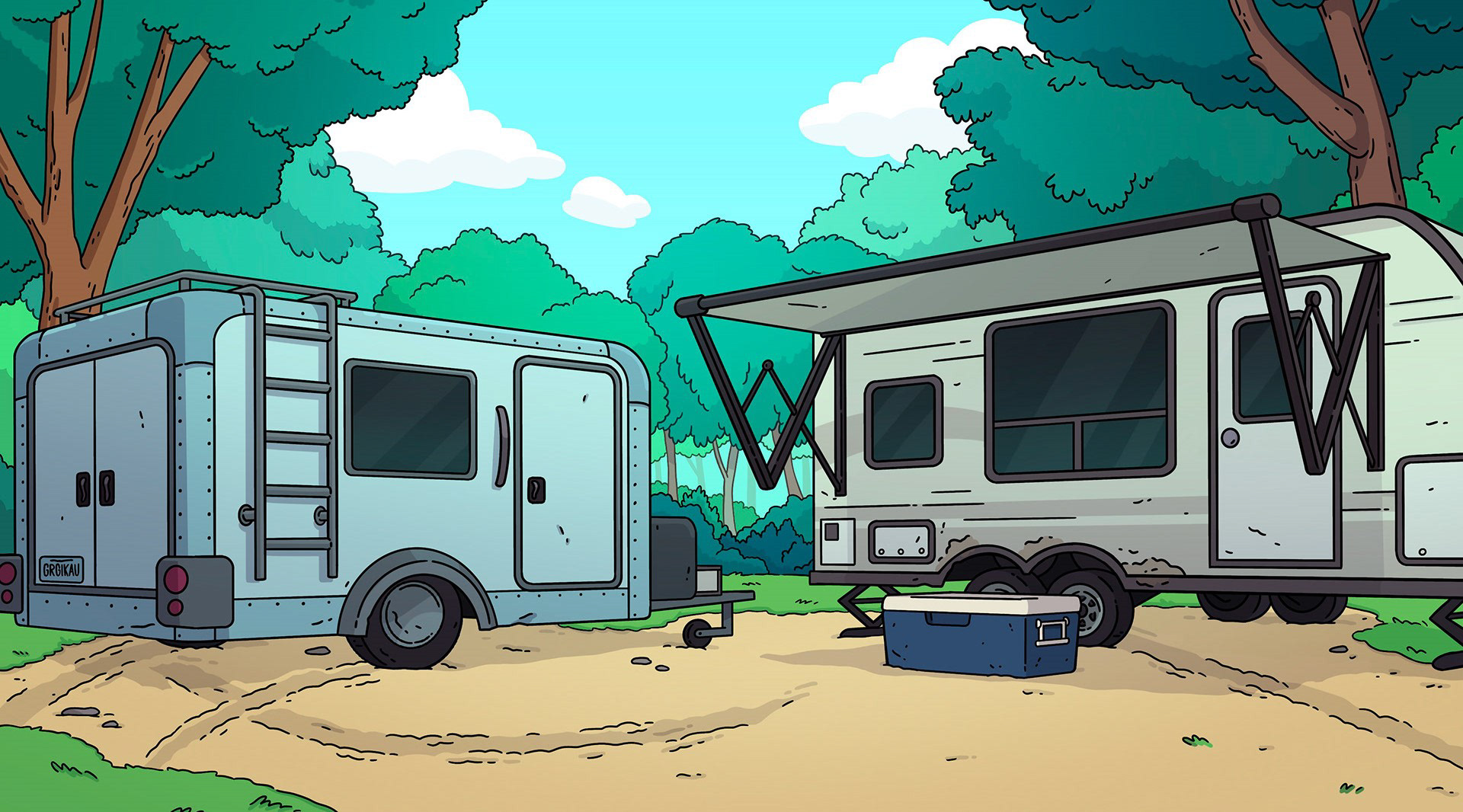 For Infamous Swoosh - Location Design, Layout, Color Design, & Paint