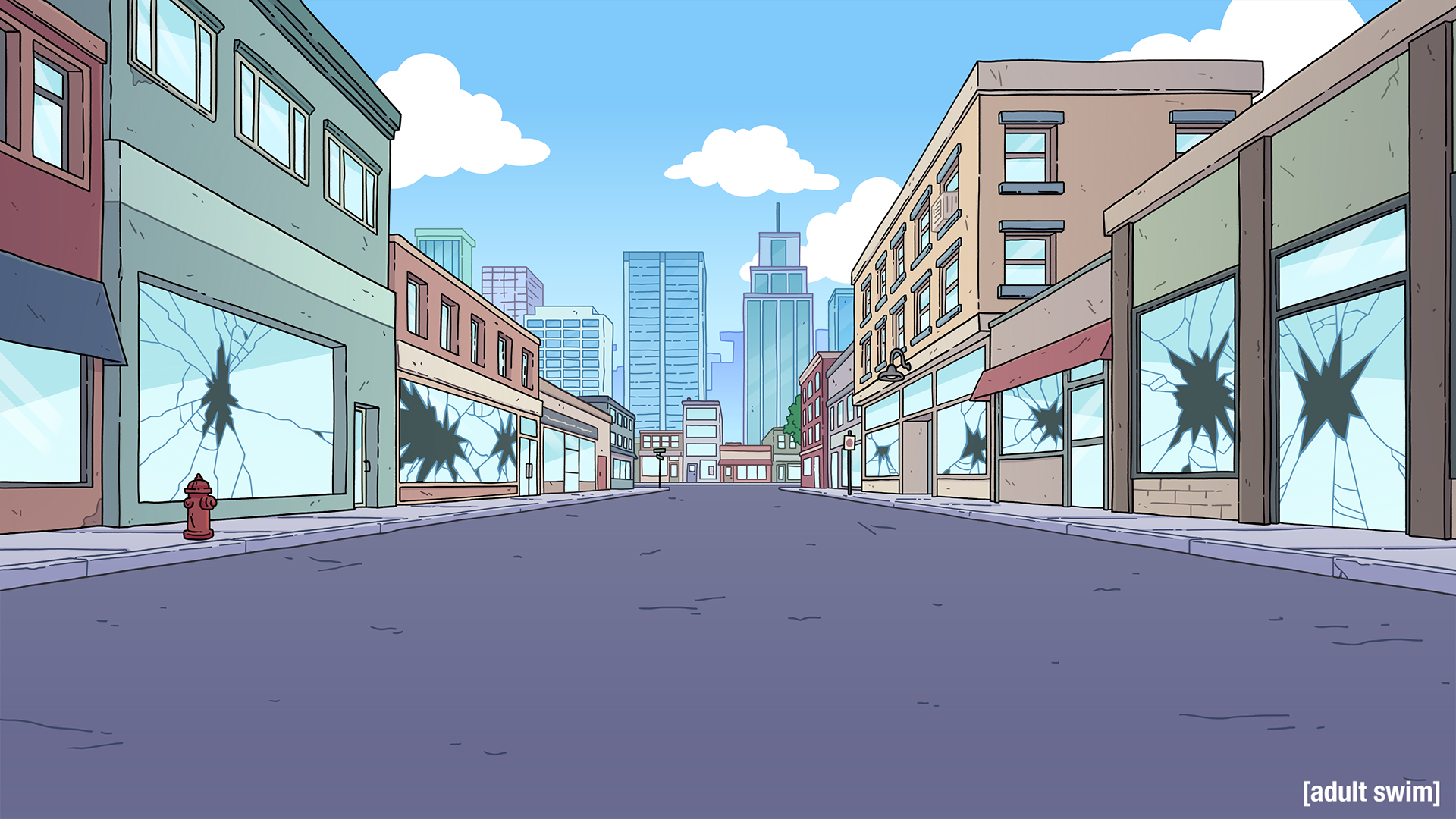 For Smiling Friends season 2 - Location Design, Layout, & Paint