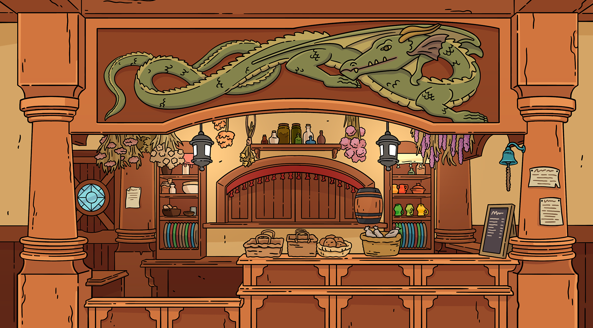 For Infamous Swoosh - Location Design, Layout, Color Design, & Paint