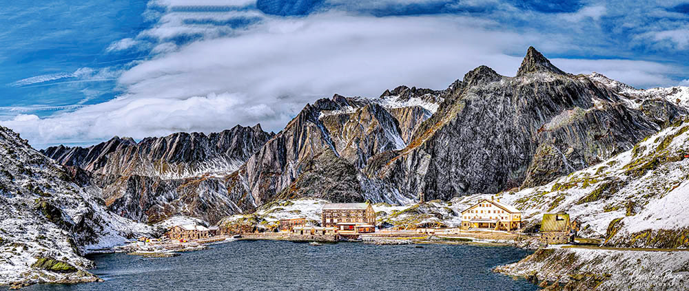 Alps Border France, Italy, Swiss