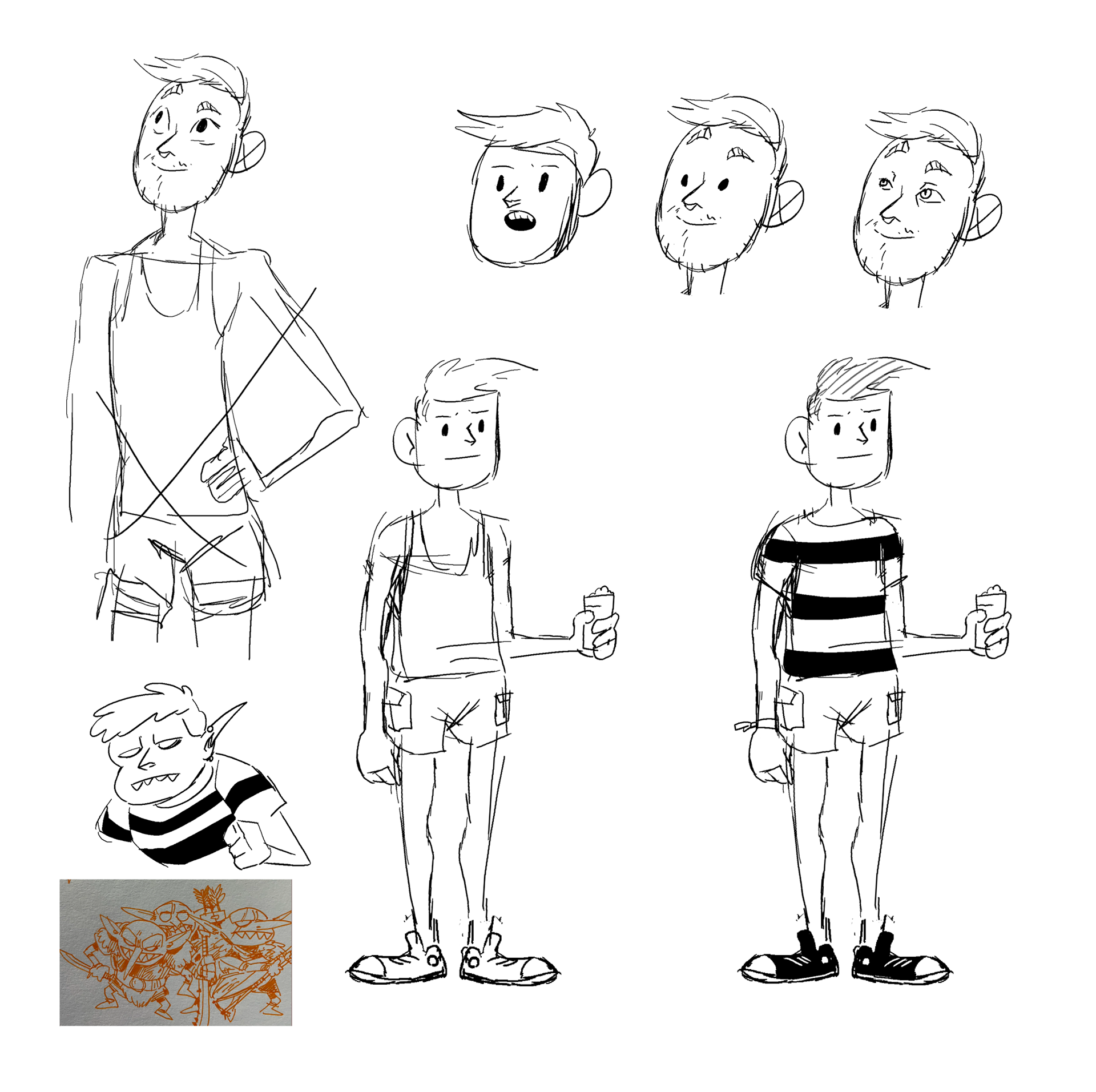 first sketches