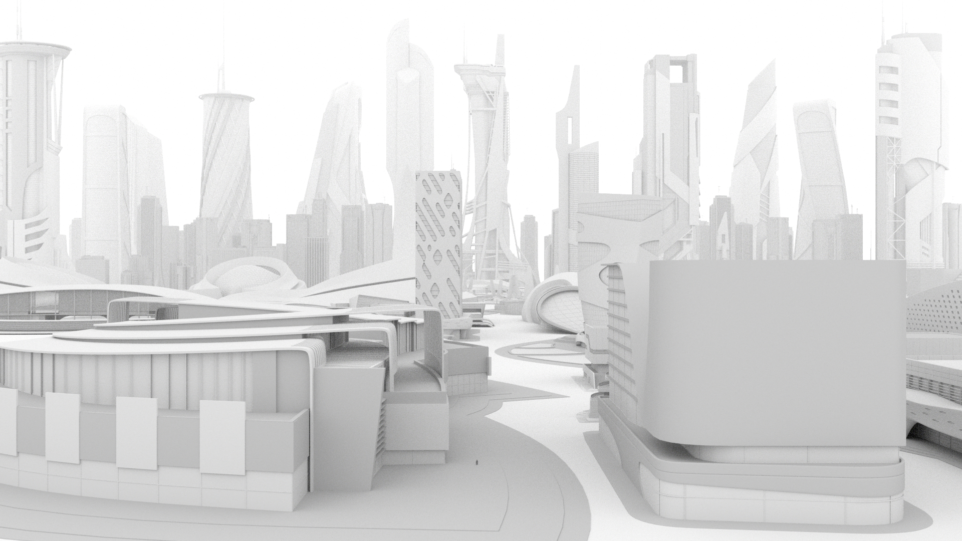 Advanced City concept design and layout