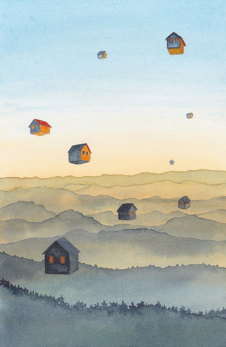 Exodus, Watercolor, 18x22cm, 2019