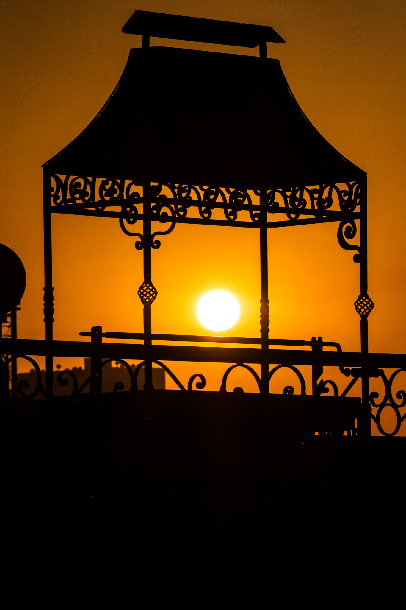 Sunrise in Giza, Egypt