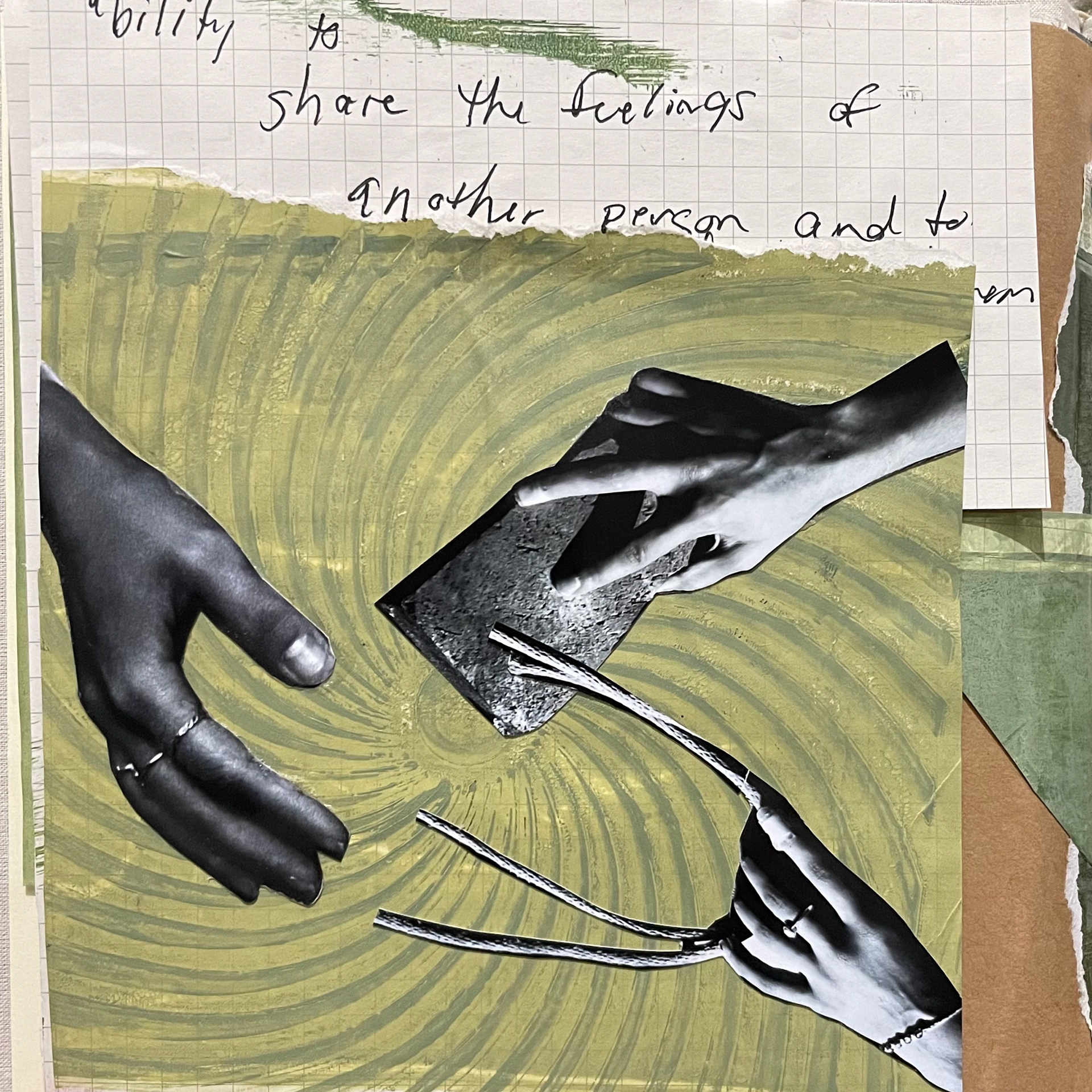 2021 - Collage Book - Photo, Gelli Print, Pen and Ink on Paper