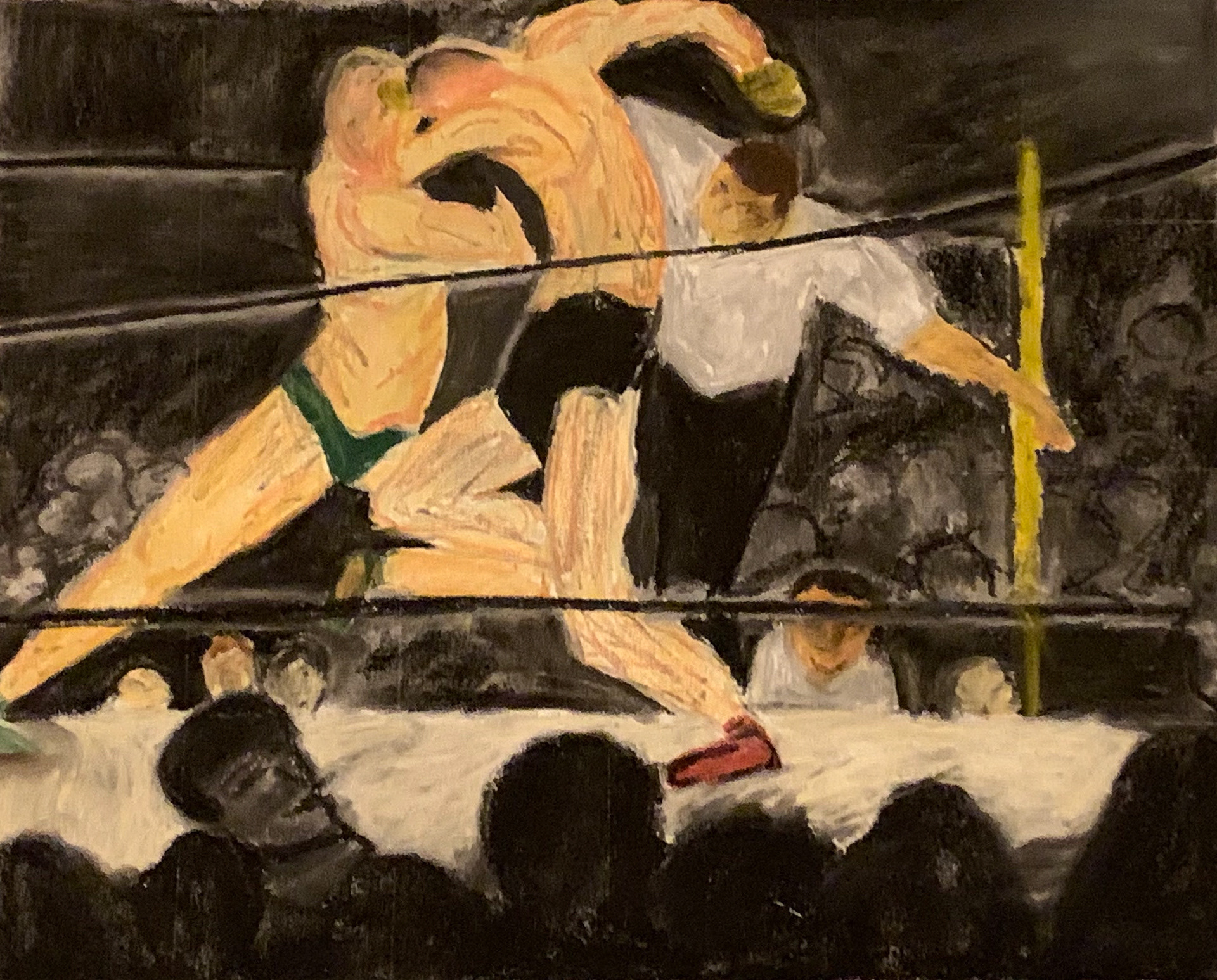 2020, George Bellows Study, pastels on paper