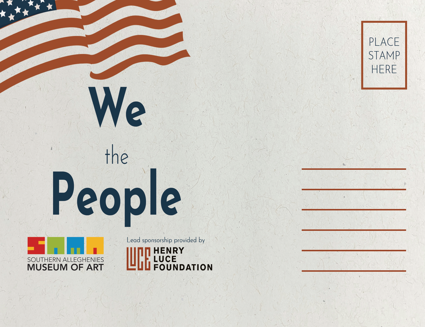 2024, We the People postcard design