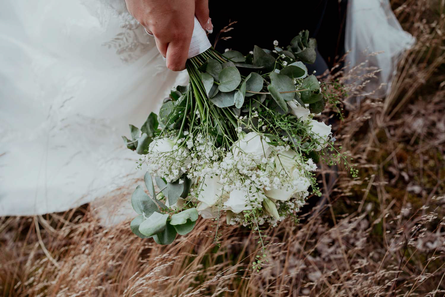 Spontane Aufnahme vom Blumenstrauß