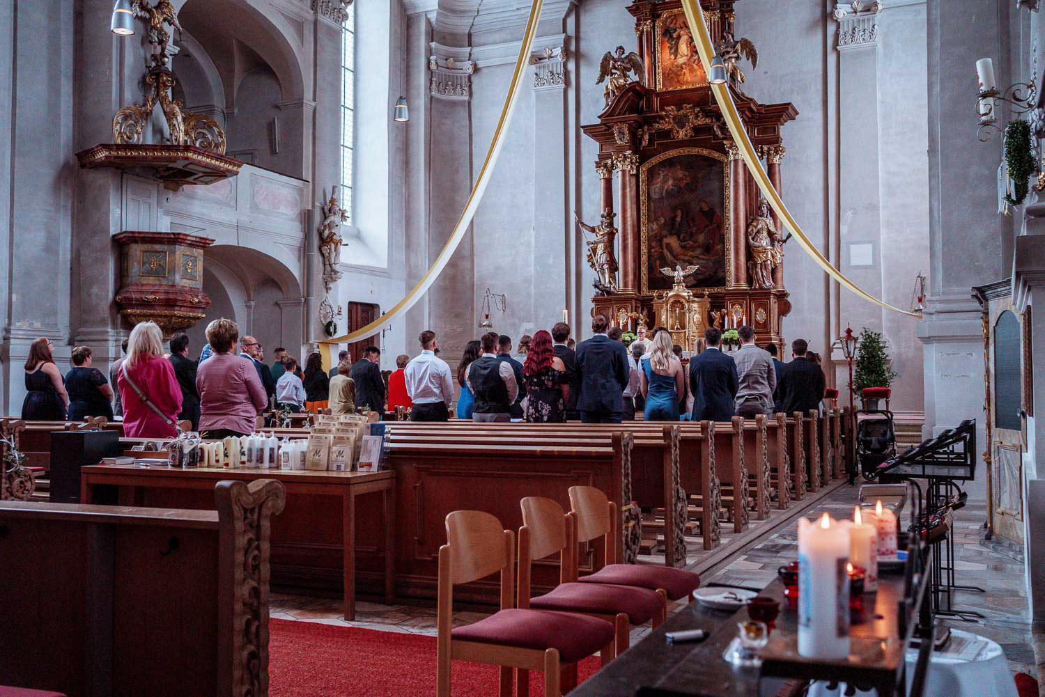 Es war eine schöne Trauung (übrigens in halb deutsch und halb polnisch)