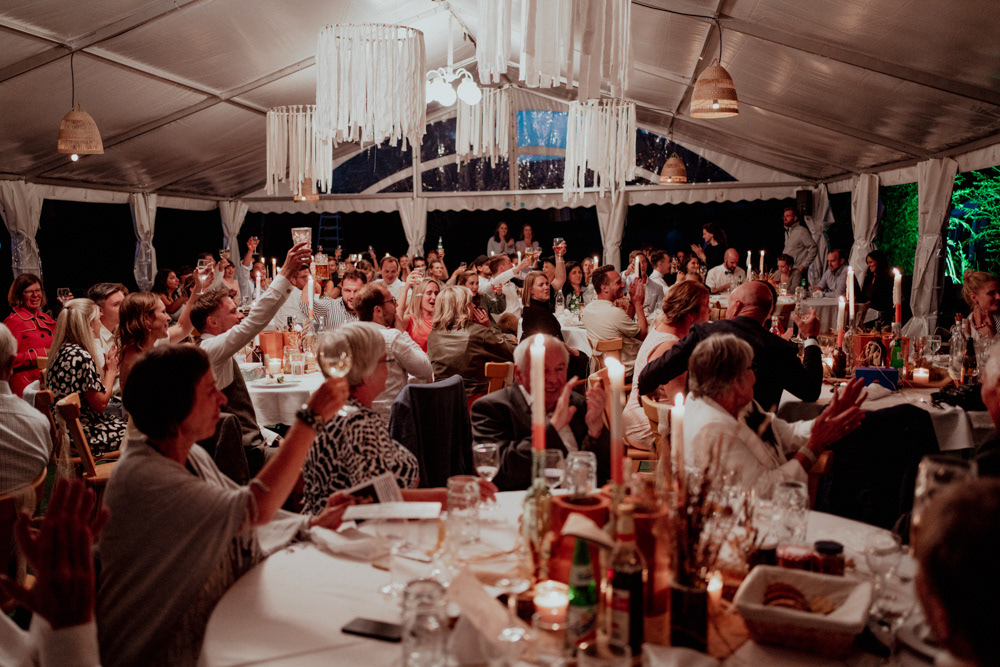 Die Gäste - kurz vor der Party