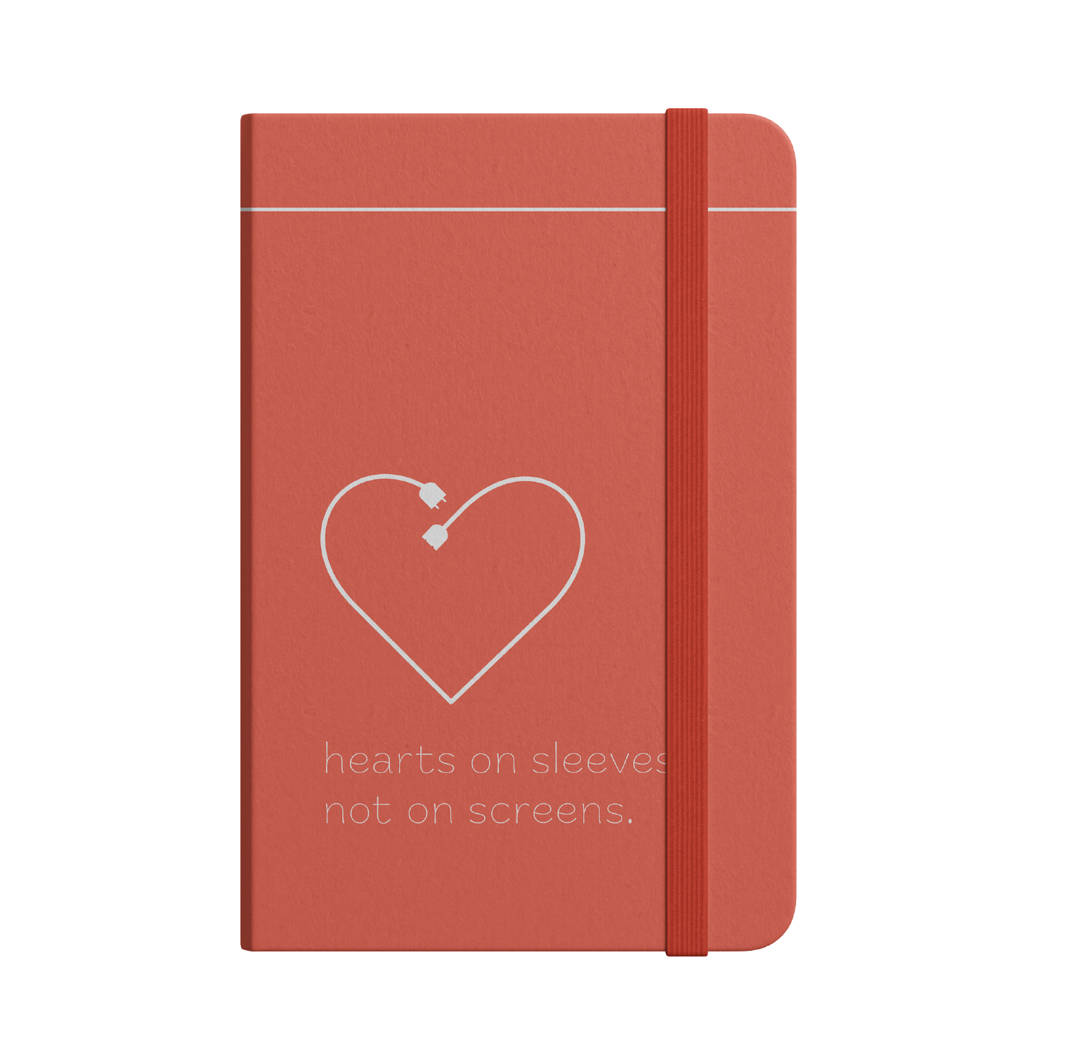 Branded journals encourage time for independent reflection after engaging in community-building activity in a shared space.
