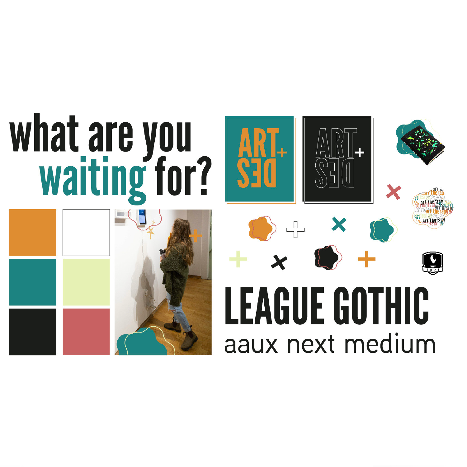 These final brand guidelines utilize a combination of sans serif typefaces, using a bolder, thicker look for headers and an easy-to-read, lighter body copy typeface. The color palette allows for warm and cool variations while also playing off of Bethel University’s blue and gold identity. Contrasting more fluid shapes with the sharp lines of plus signs created a visual messaging that corresponded with the intersection/building theme of the department branding as a whole.