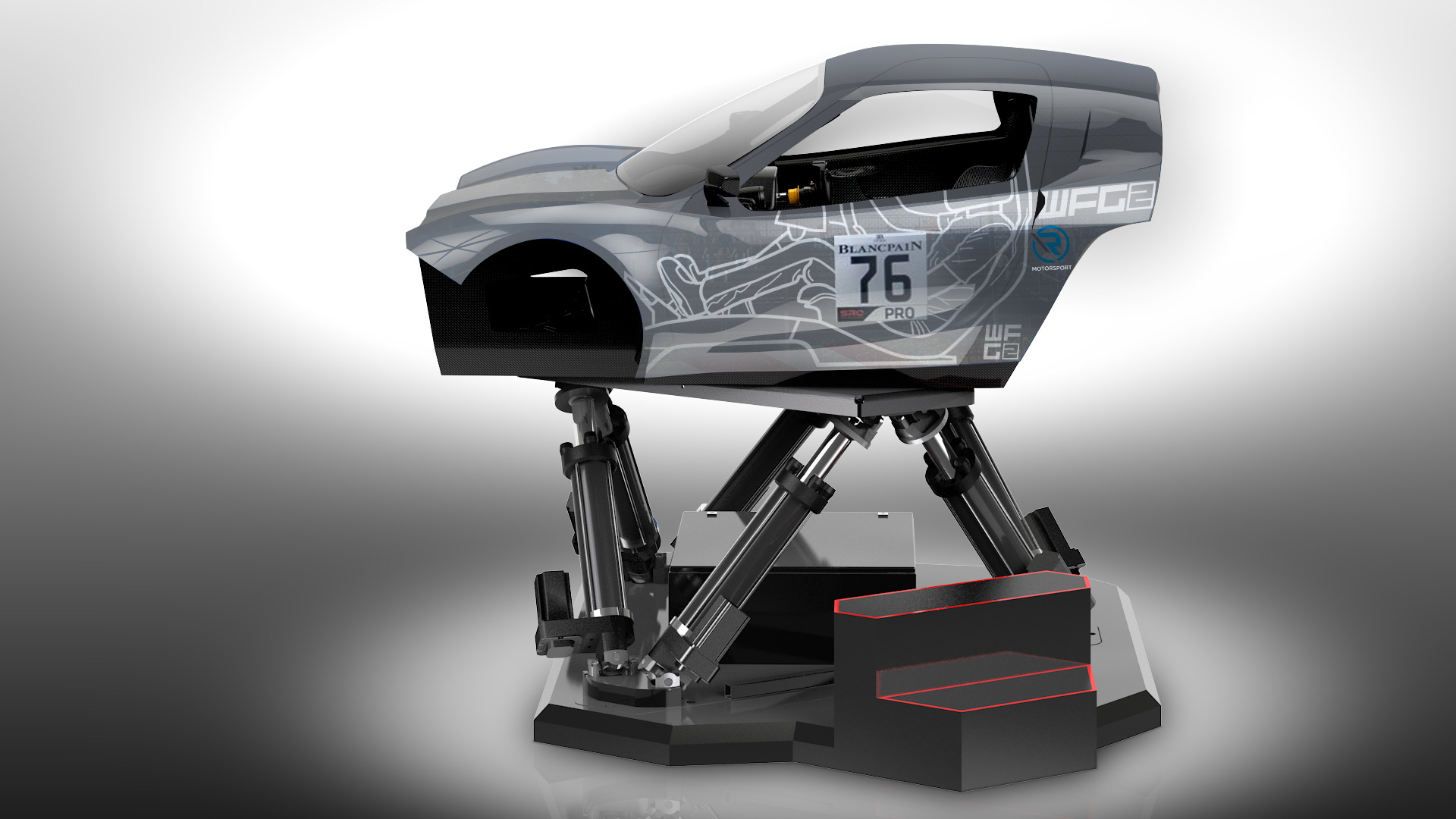 Full Motion Simulator Composite Render