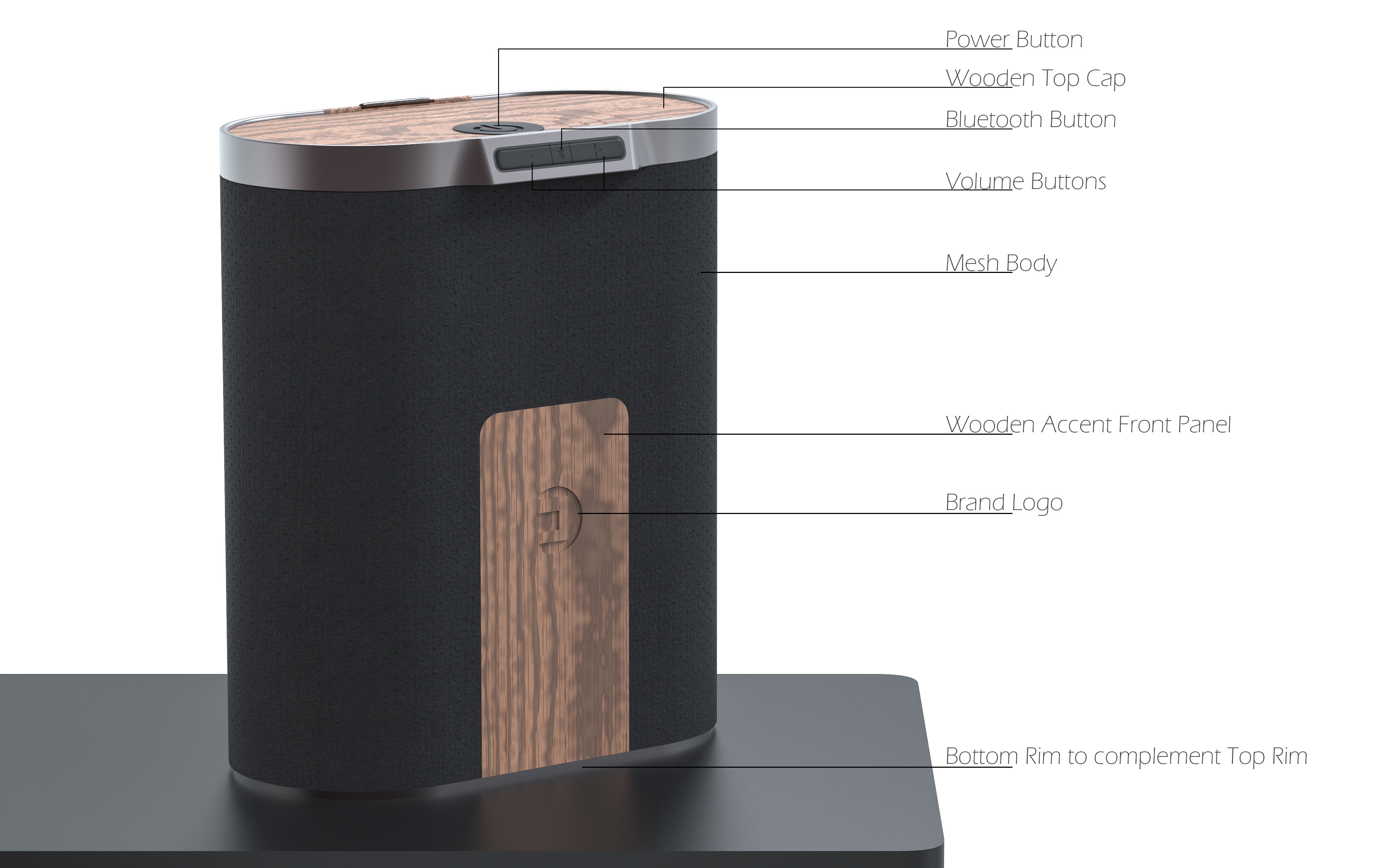 Tabletop Speaker Features