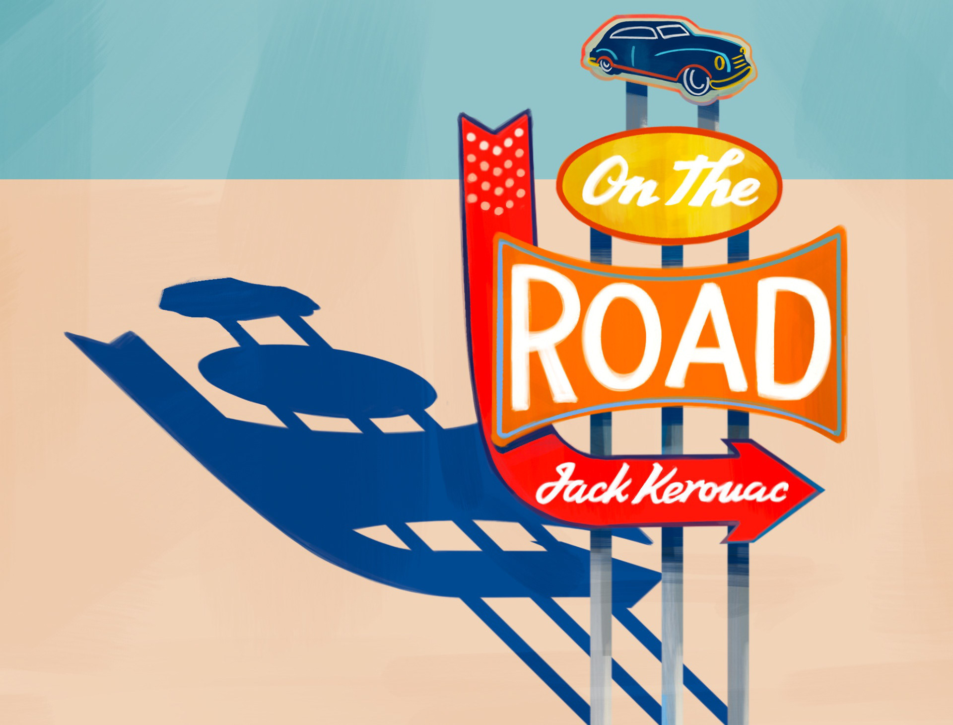 On The Road Book Jacket Redesign