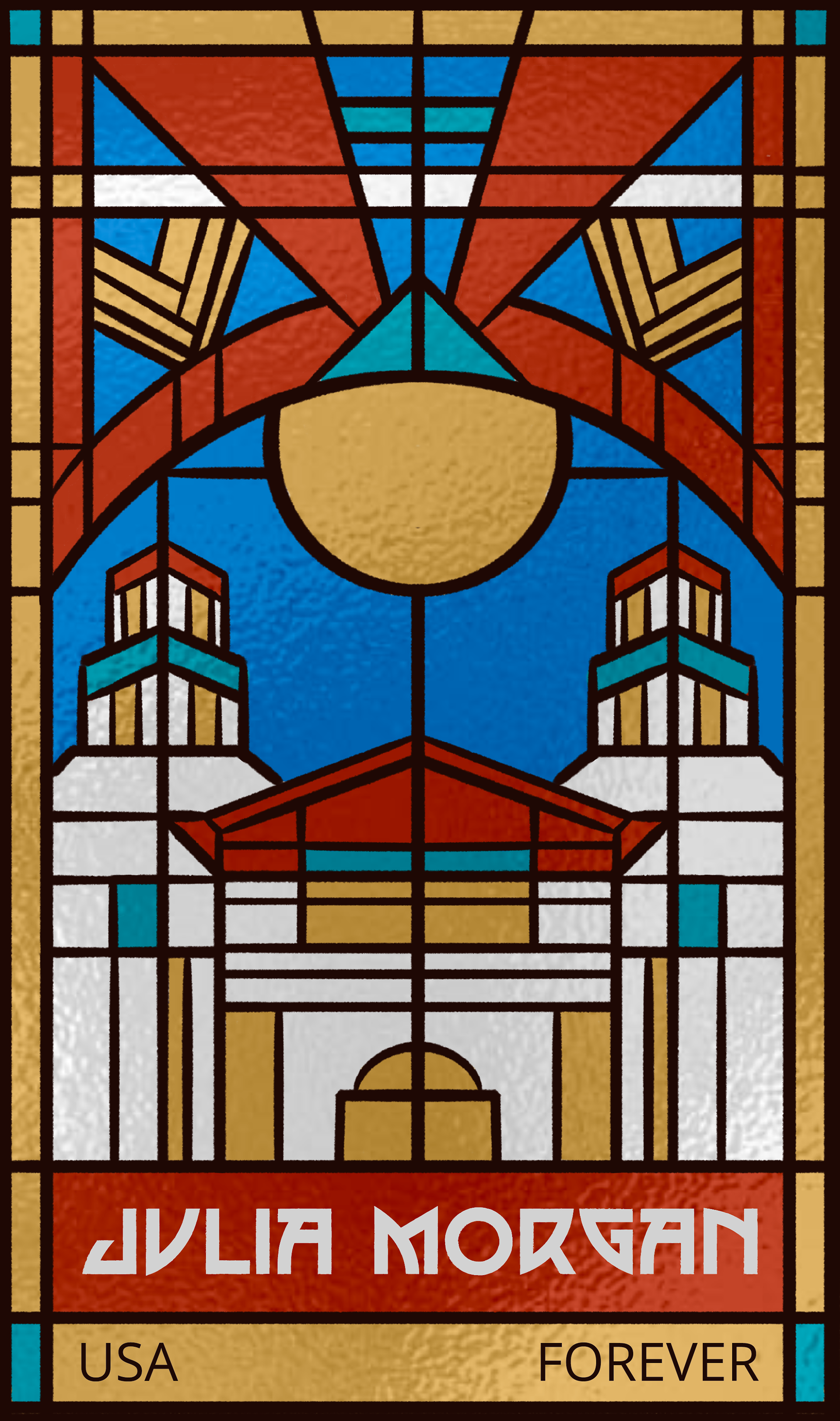 Julia Morgan Stamp Design (1)