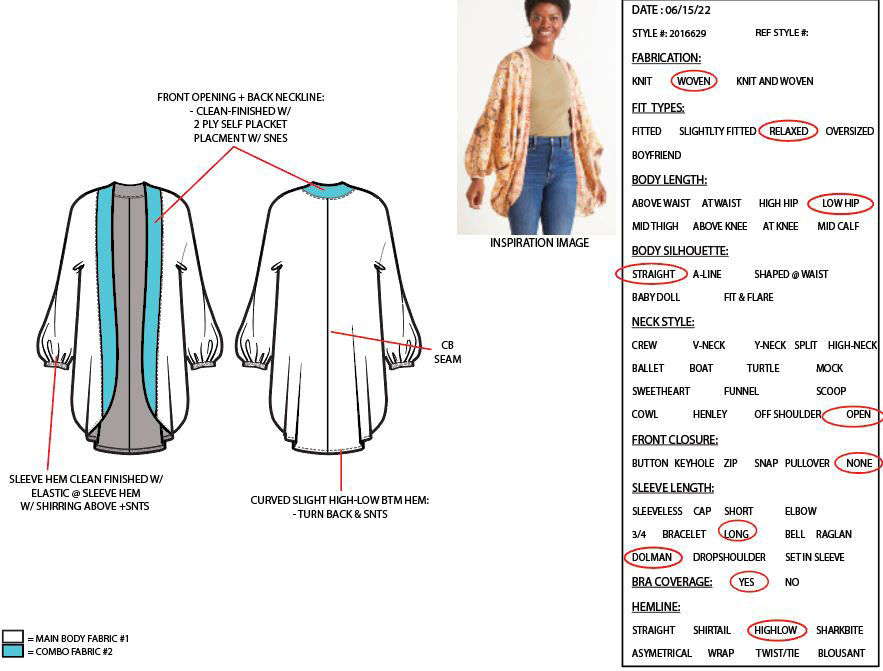 Style Design Intent