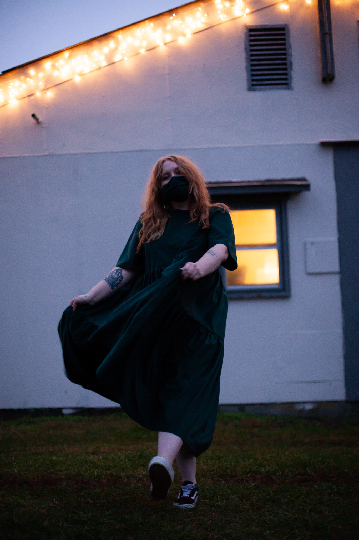 Marley at the wedding.