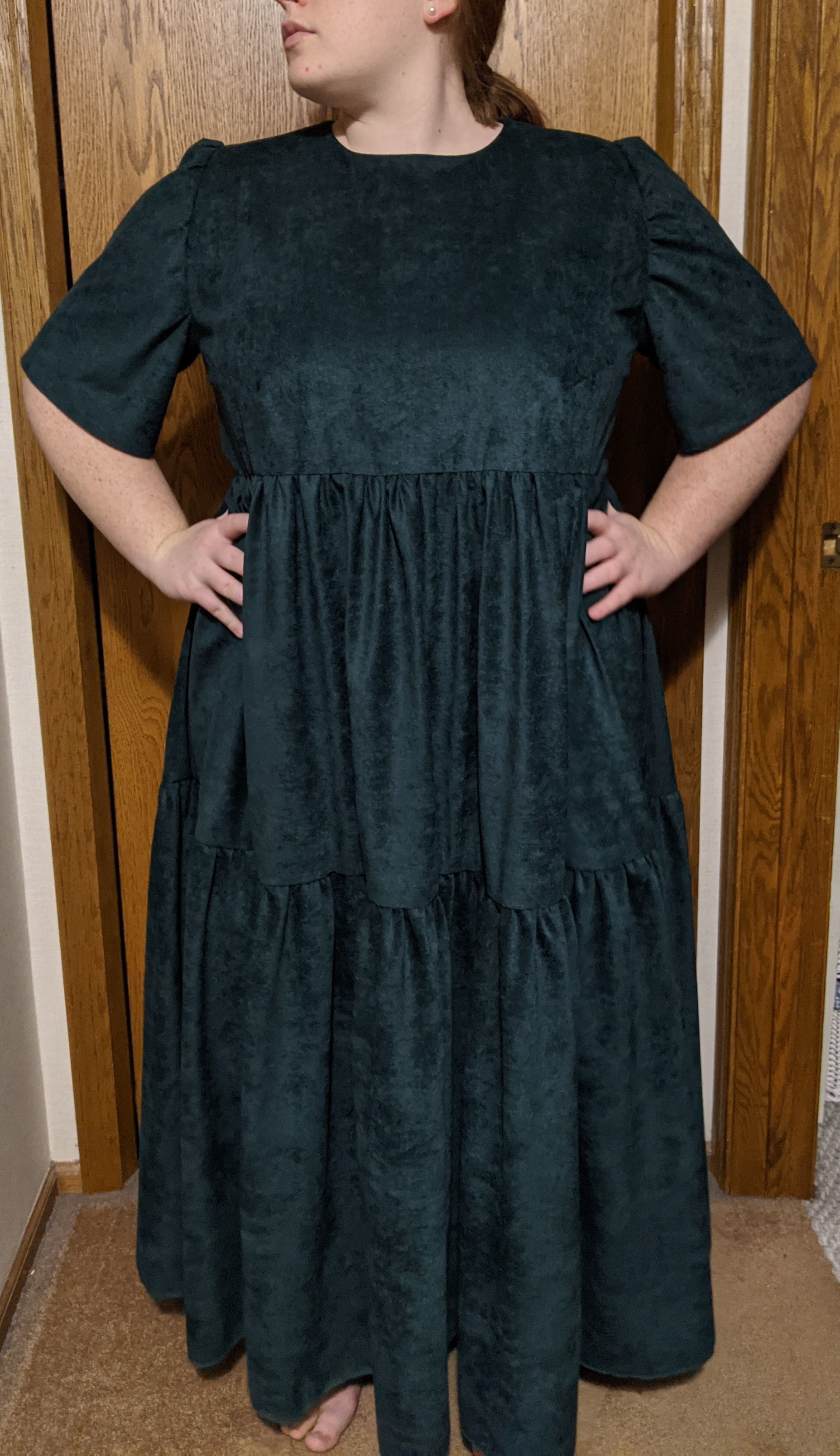 Fit model in final dress.