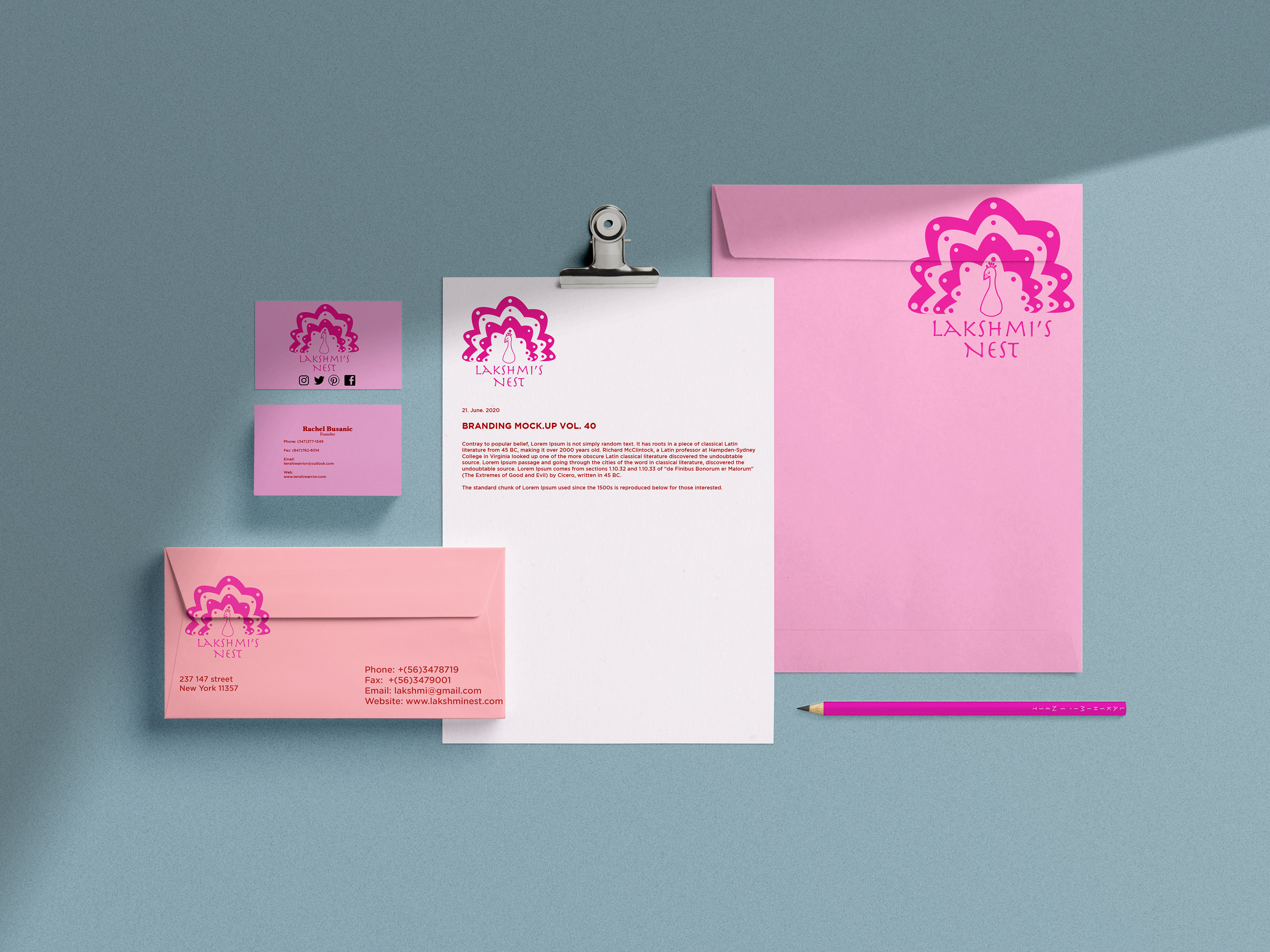 Stationary Mockup
