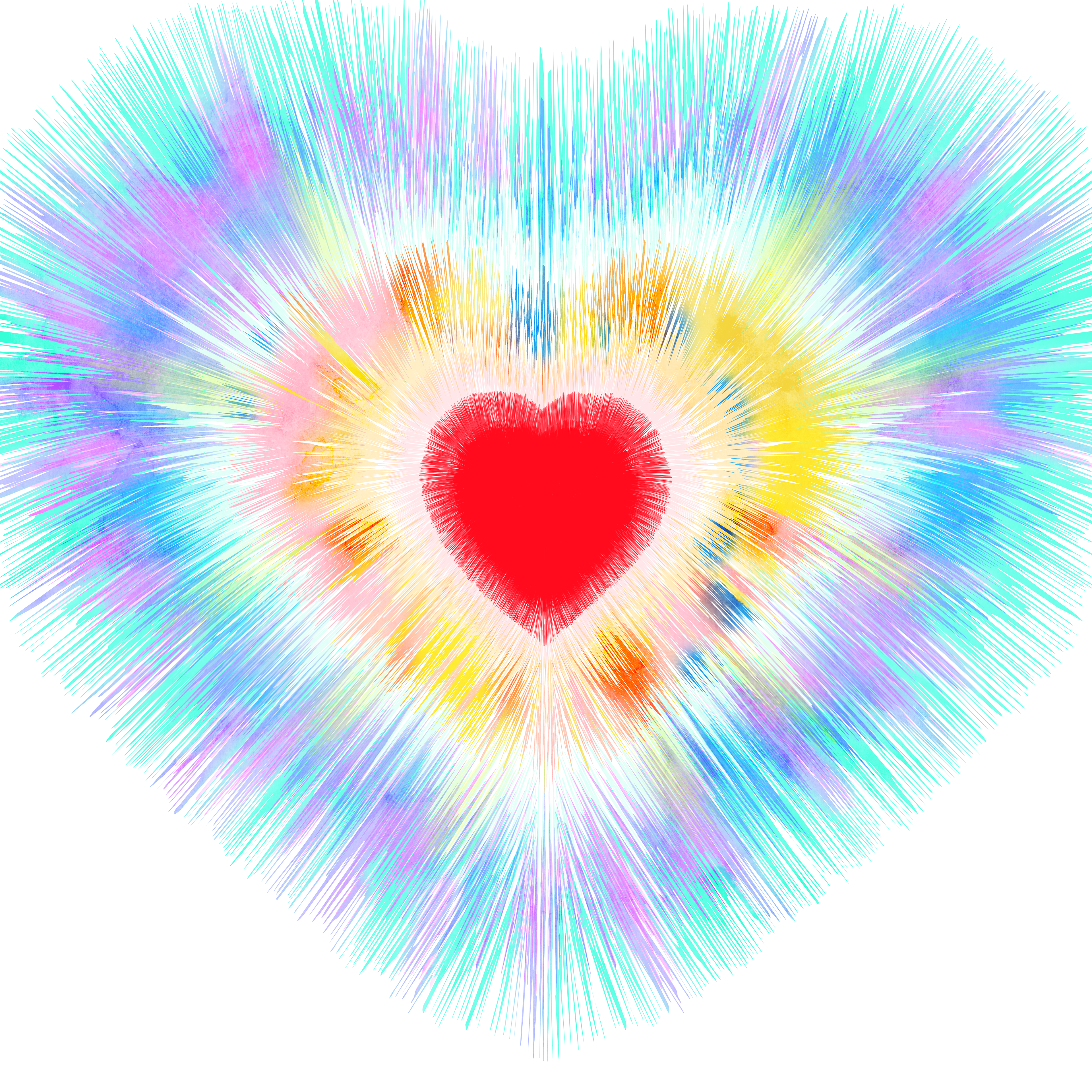 Radiant Heart- Sublimation