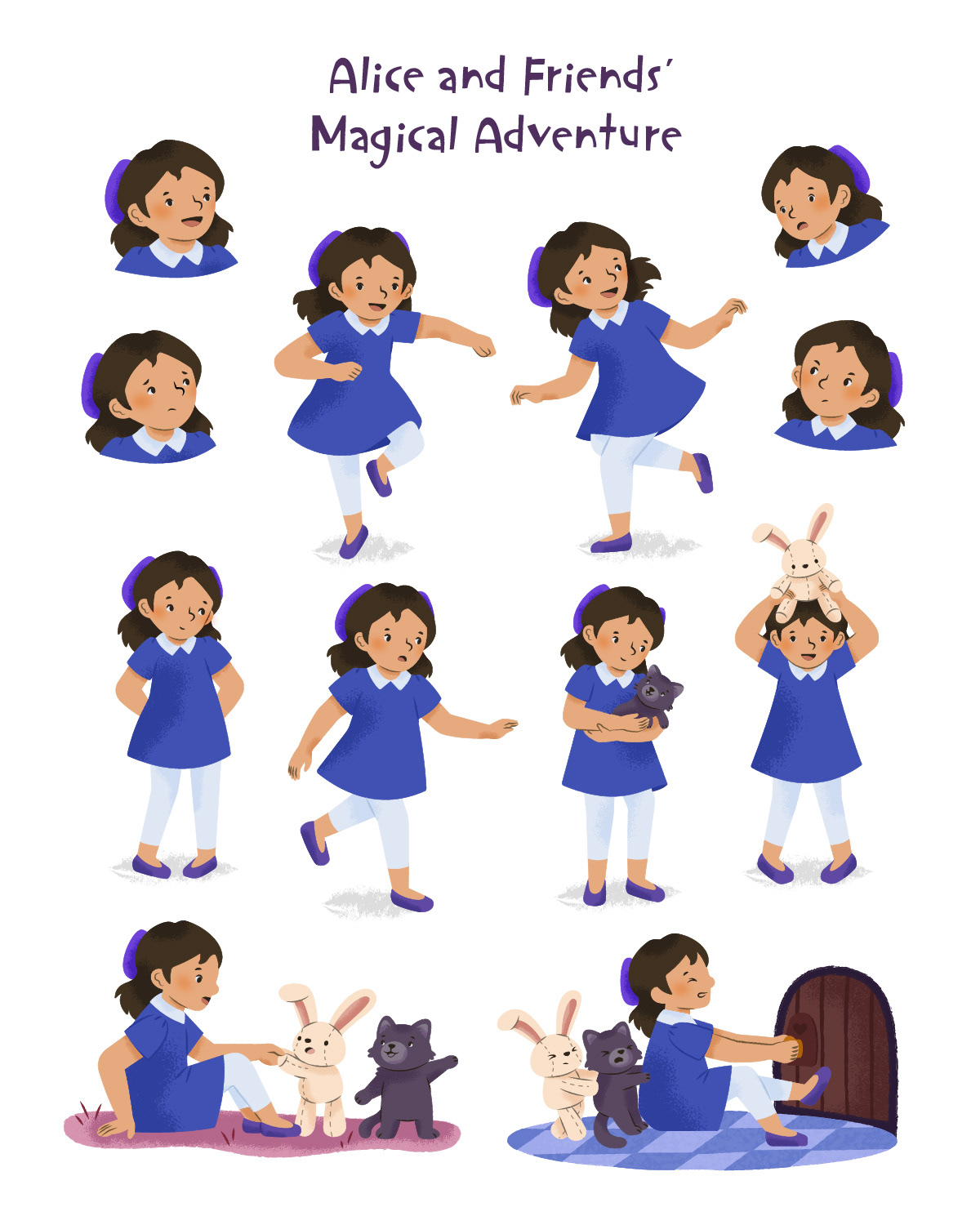 Alice and Friends' Magical Adventure - Characters