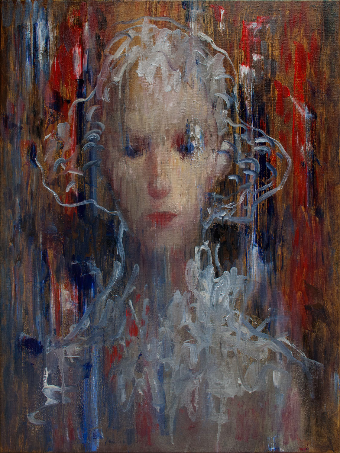 Remembrance of the Glory Past, 2016, oil on canvas, 24 x 18 x 0.8 inches, (61 x 45.7 x 2 cm)