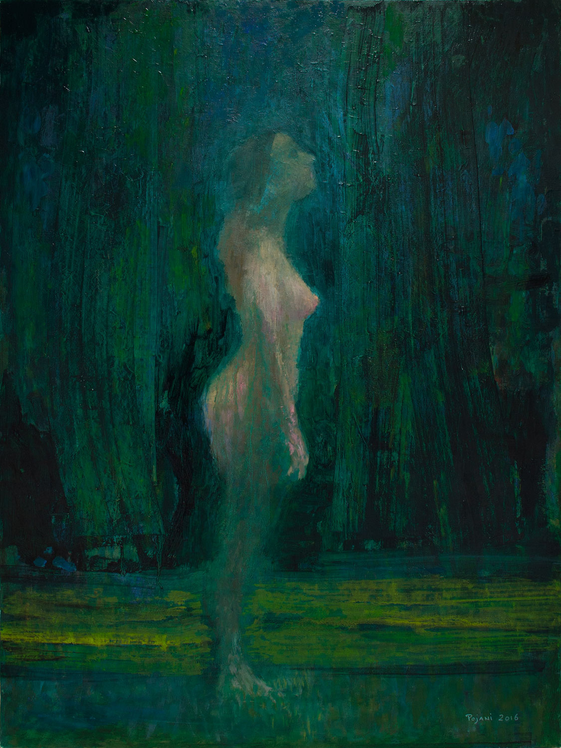 Looking for Adam, 2016, oil on canvas, 40 x 30 inches, (101.6 x 76.2 cm)   