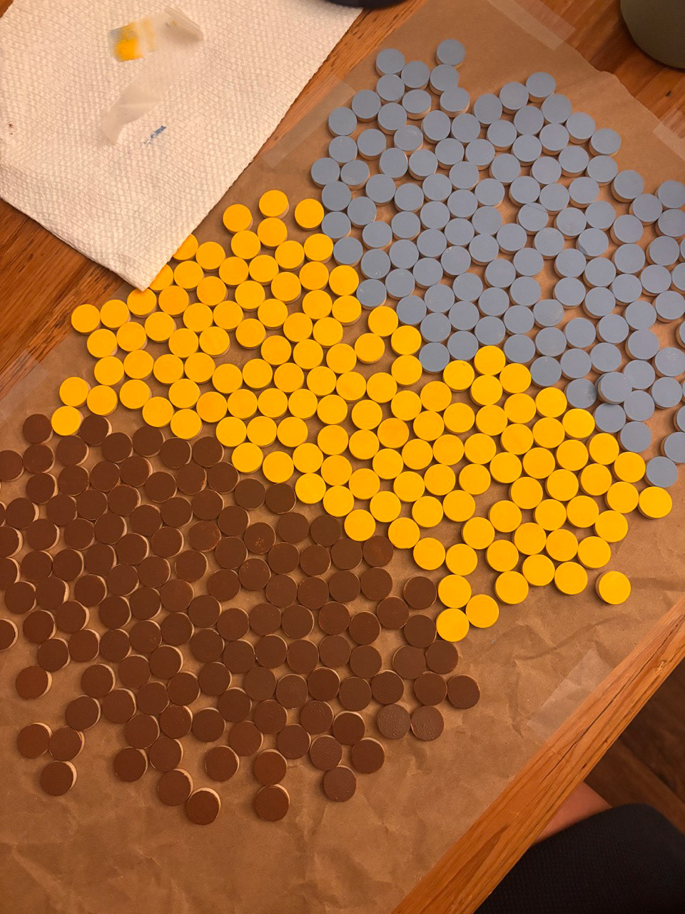 Painting individual resource tokens