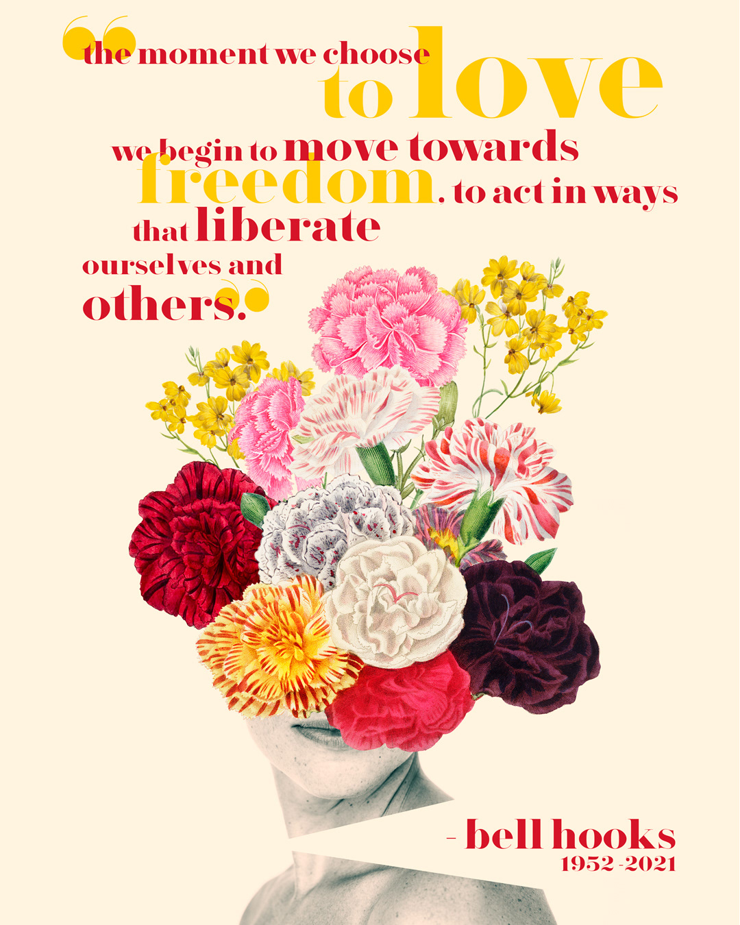 An homage to bell hooks, feminist activist, writer and icon.