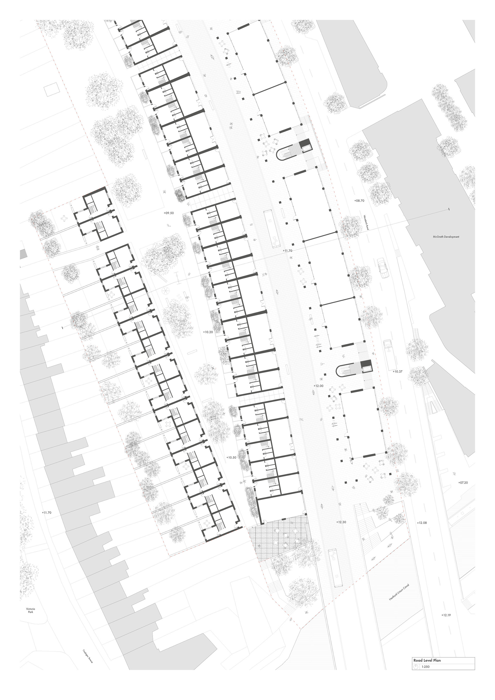 Road level plan