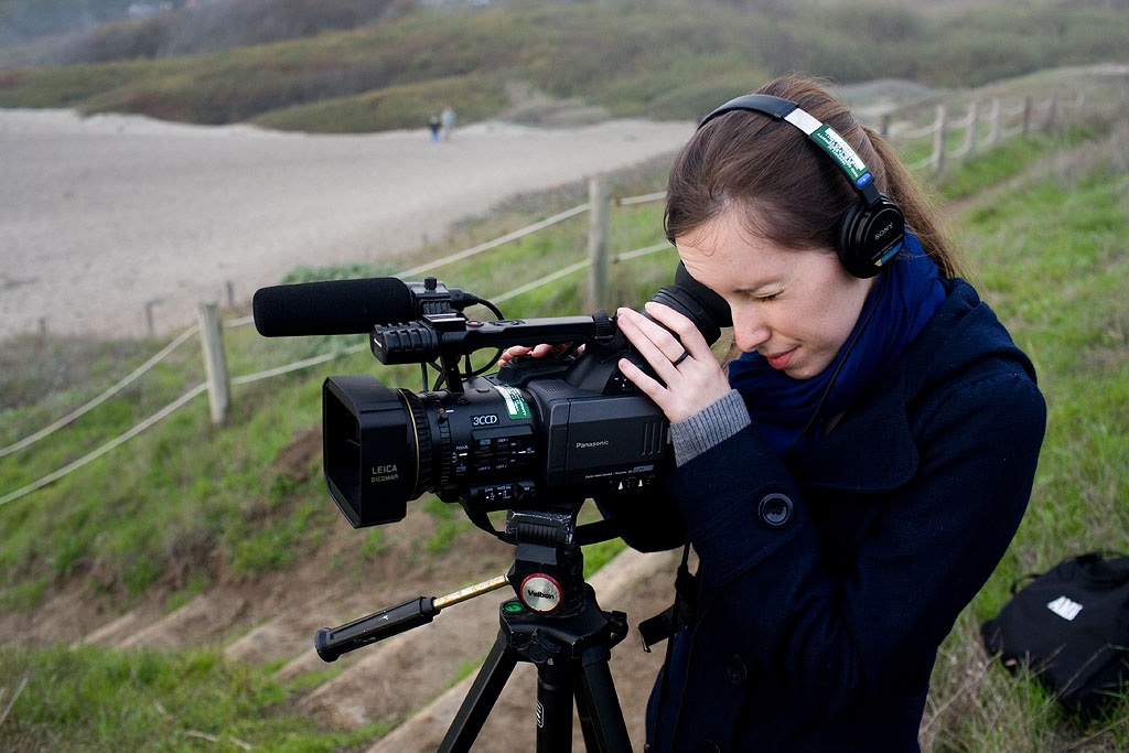 Shooting b-roll for "That's Us" in 2008. Photo by Greg Dale.