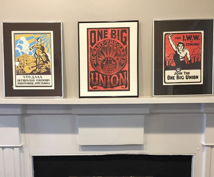 Prints commisioned by Gaston County Museum of Arts & History, for gift shop, based on historic pro labor posters. The prints were sold in conjunction with the exhibition on 1929 Loray Mill strike, 2019