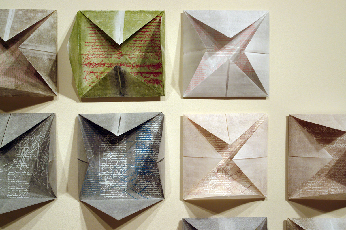 Untitled, 2006, woodblock and silkscreen on velum