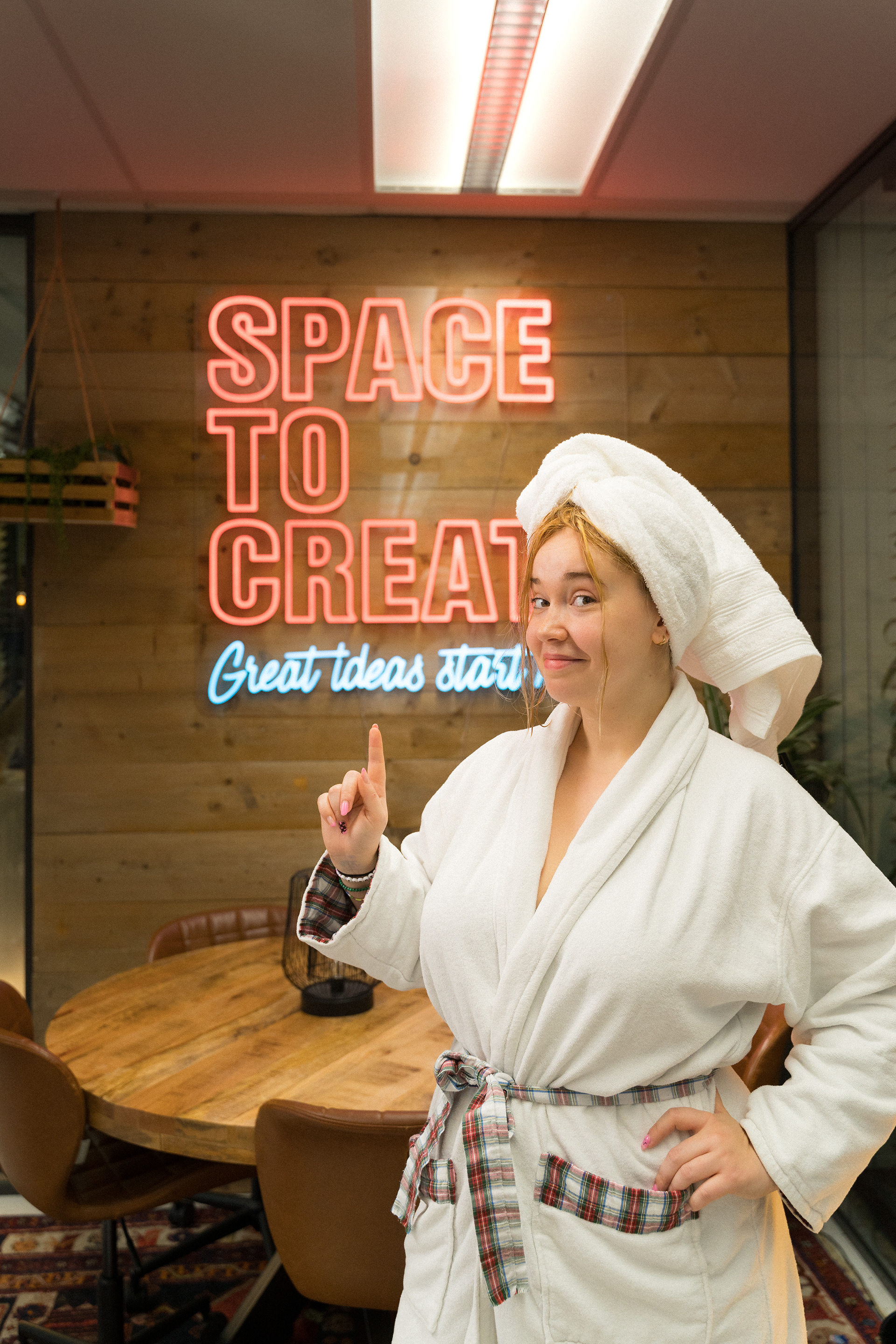 Space To Create, model: Estelle Levinson