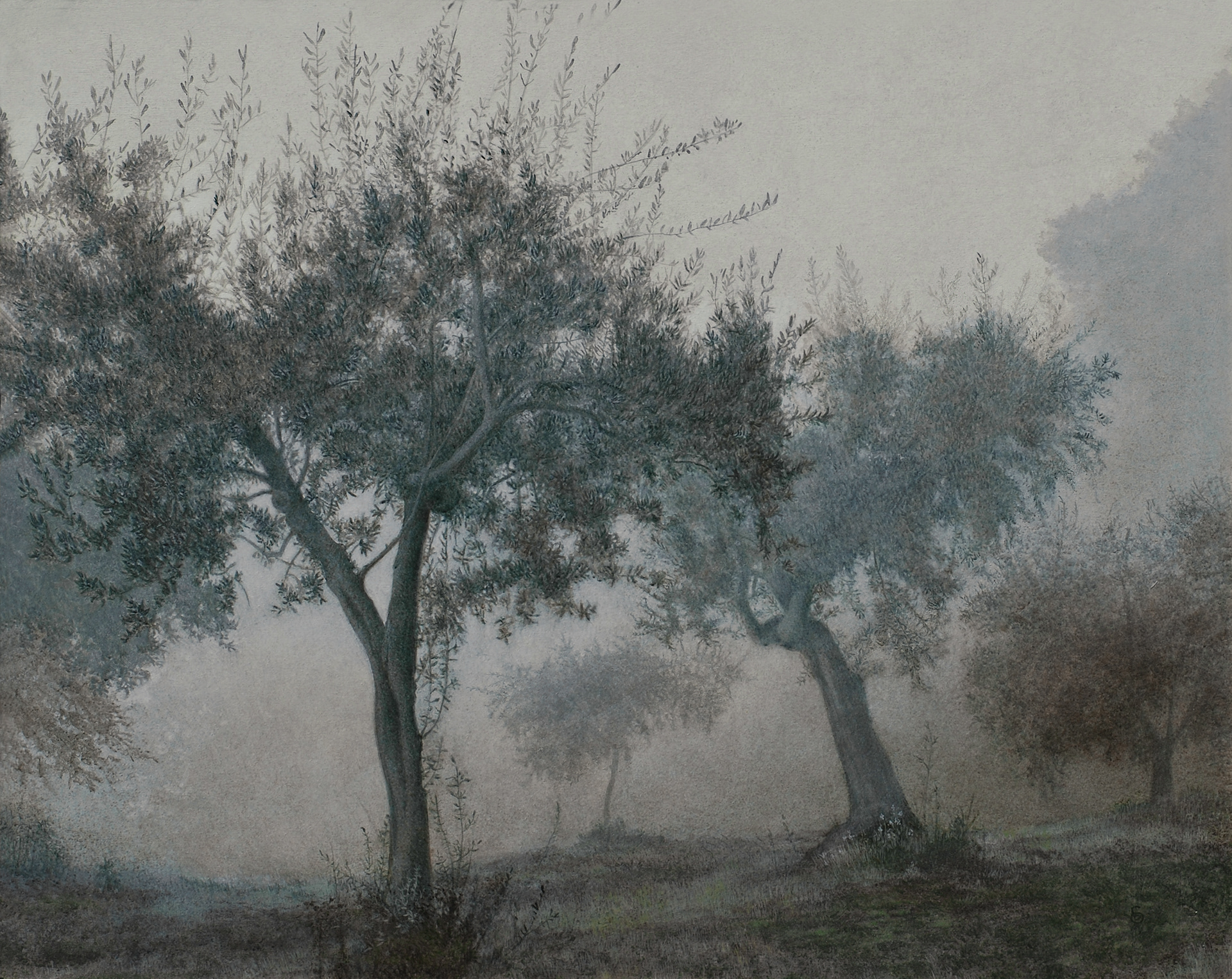 Fog, Otricoli 100 x 70 cm