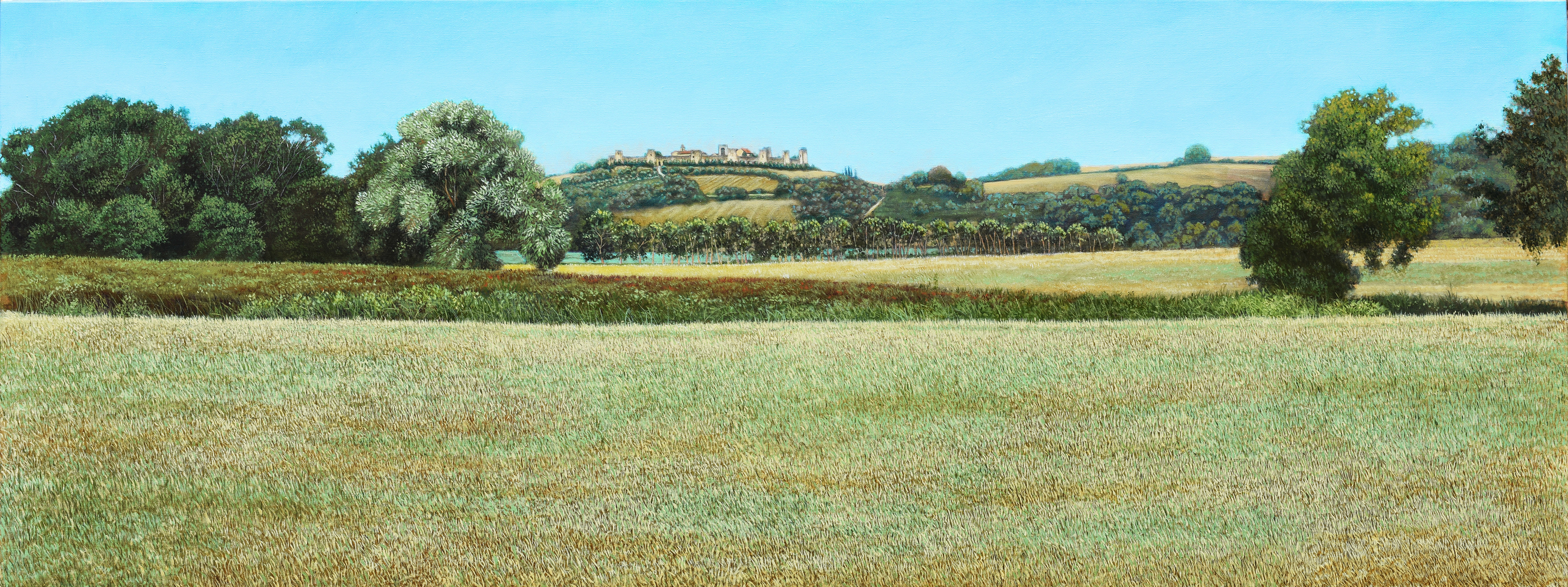 Monterggione , Tuscany 120 x 50 cm