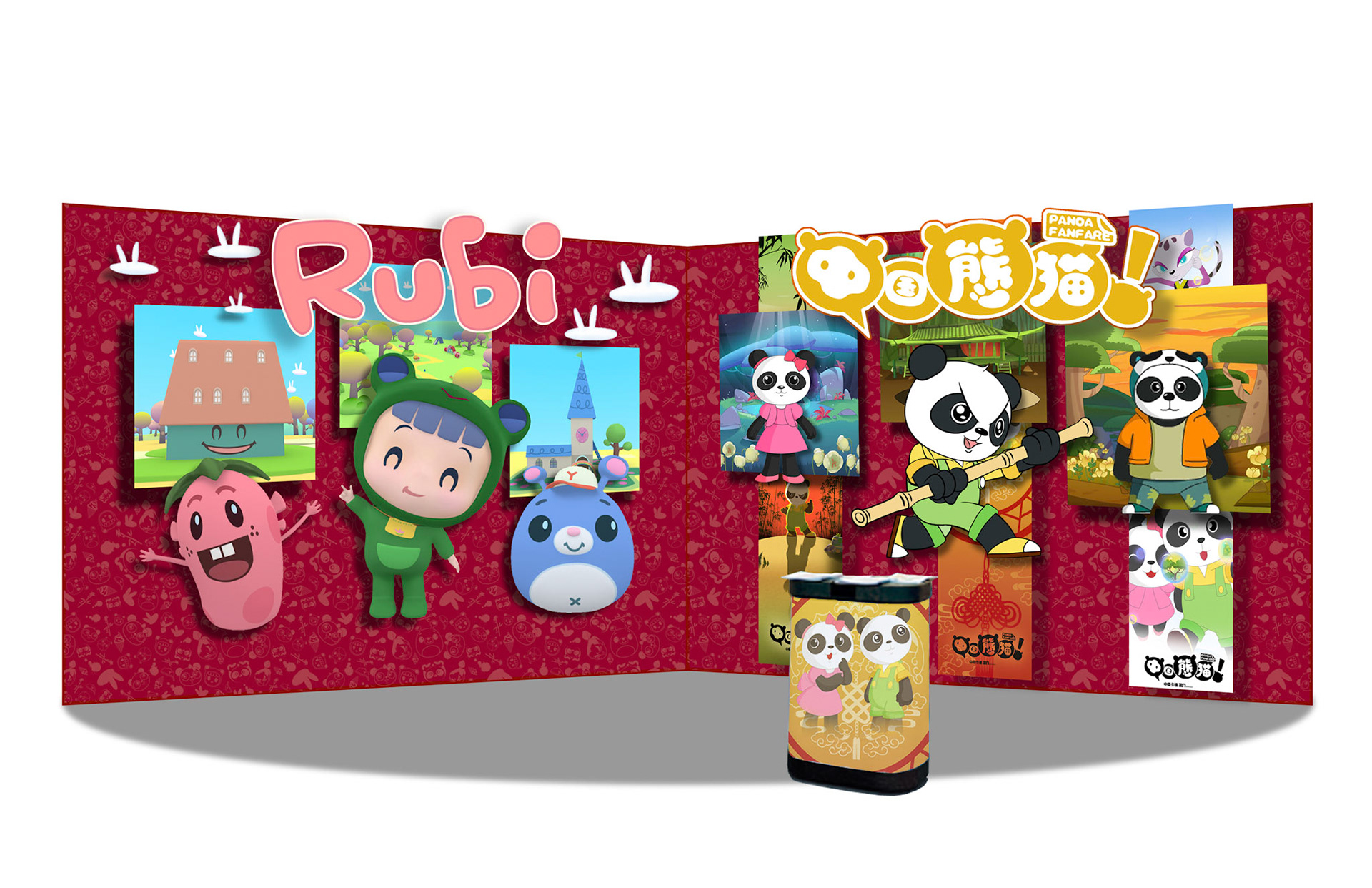 ZN Animation Convention Show Booth Design - Licensing Show Las Vegas