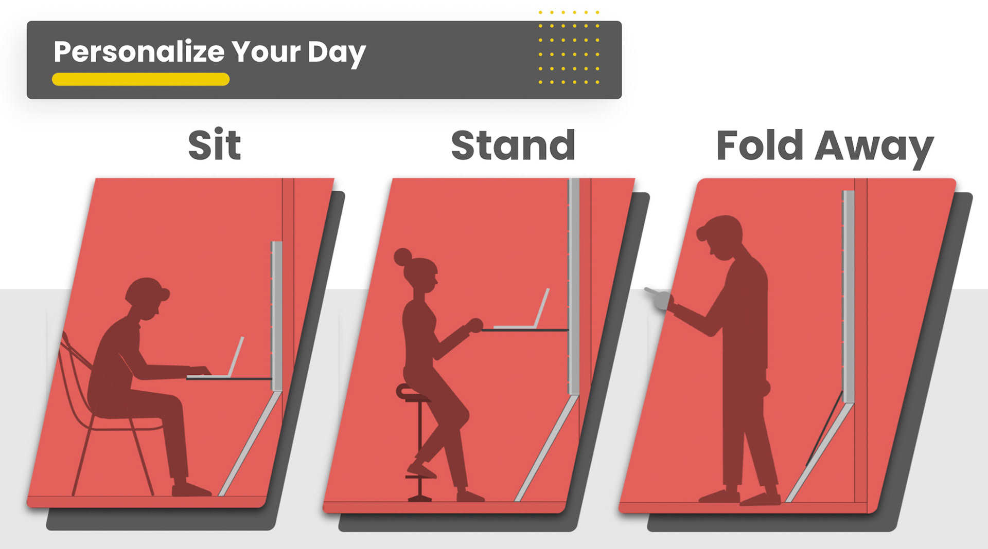 Illustration of Edge Desk personalization options for product shipped to customers