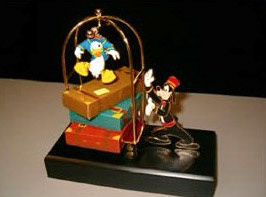 Collector image of miniature bell cart with luggage. (Image sourced online. Apologies for the image quality)