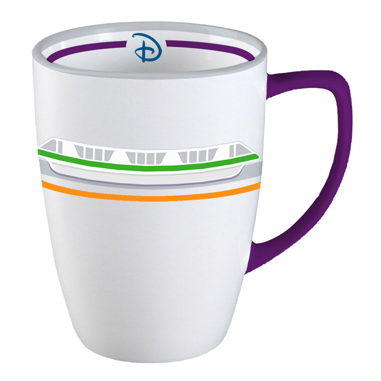 Monorail themed mug design