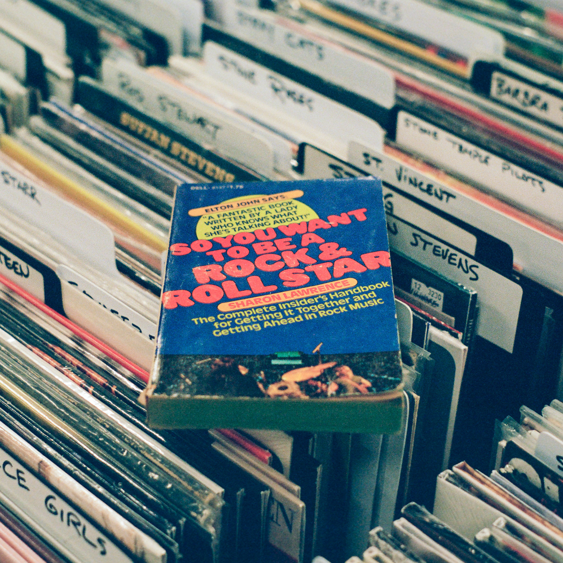 June 3rd, rock and roll book, record store