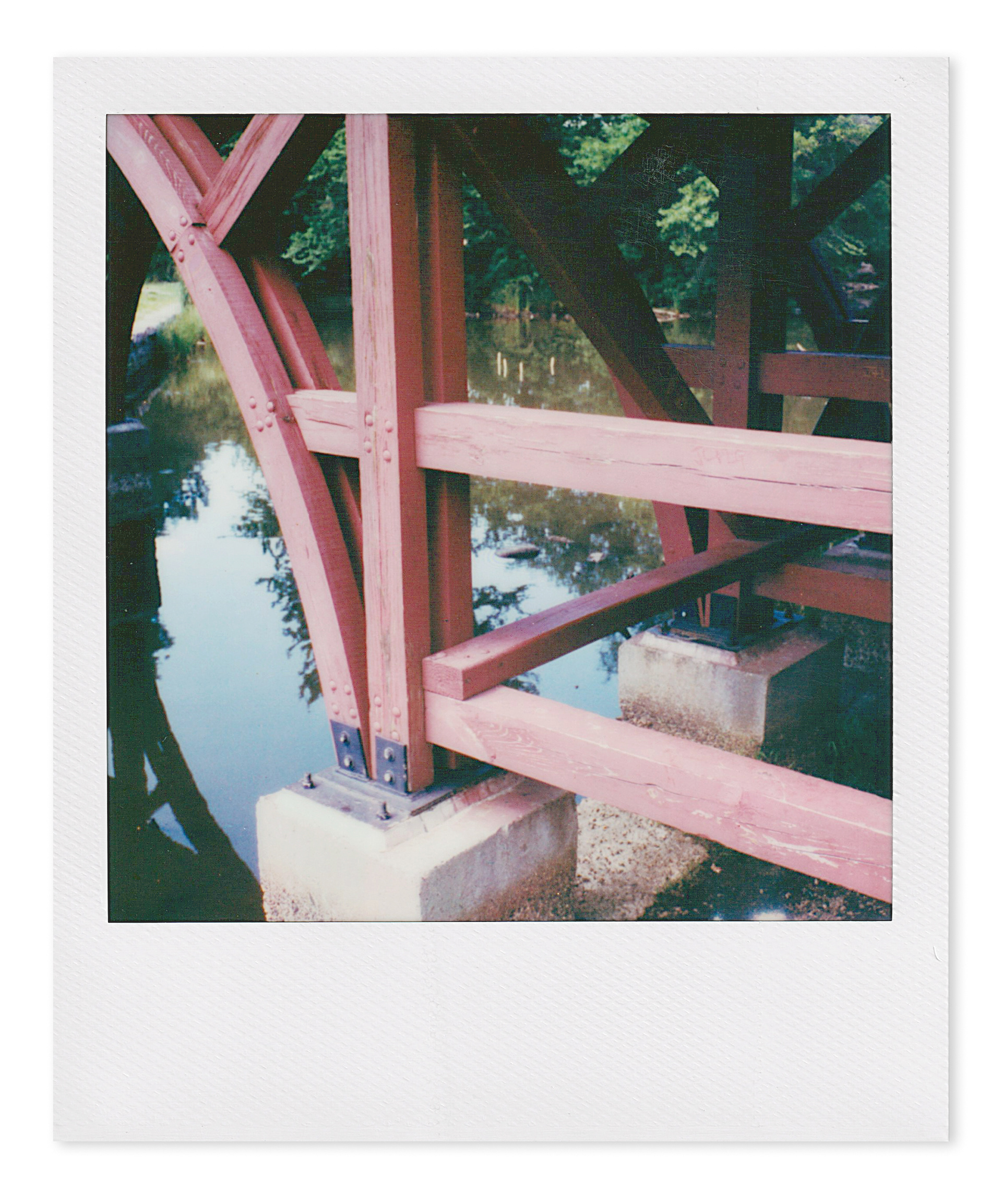 under the bridge in Elm Park