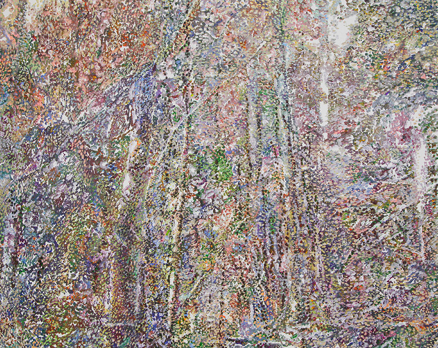 In the forest#02 Acrylic on canvas h 728×w 911 mm