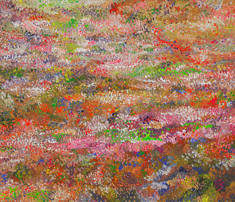Multiple Landscapes#3 Acrylic on canvas h 455×w 530 mm