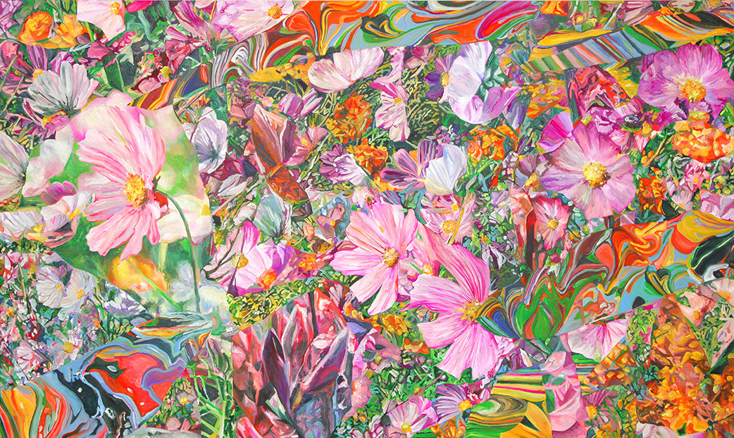 Multiple Locations#8 Acrylic on canvas h 971×w 1621 mm
